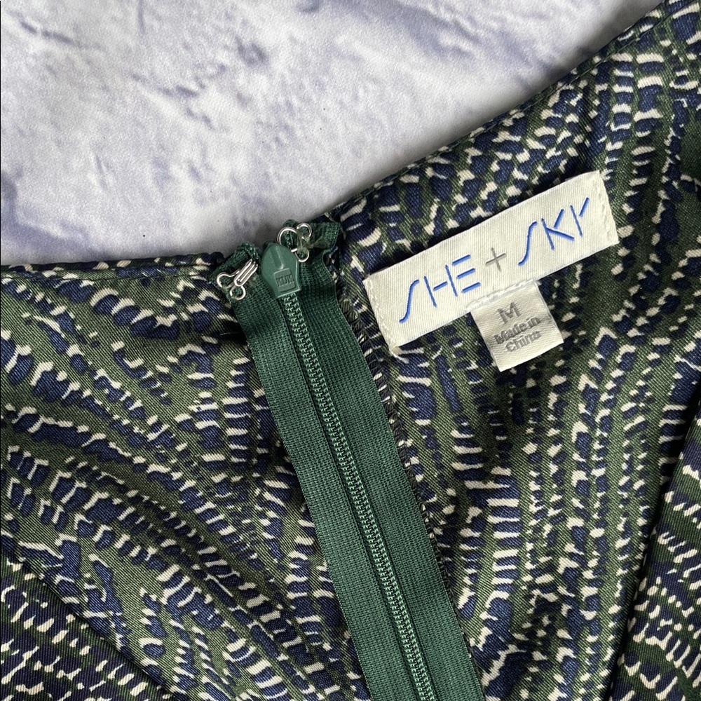 Chic Green Patterned Romper - image 3